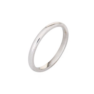 Van Cleef & Arpels Tendrement Wedding Band 2 mm Sz 53 US 6 1/4 Ring Estate