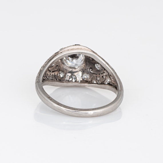 Antique Edwardian 0.55ct Diamond Engagement Ring … - image 5