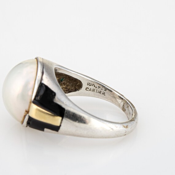 Sterling silver shop cartier ring