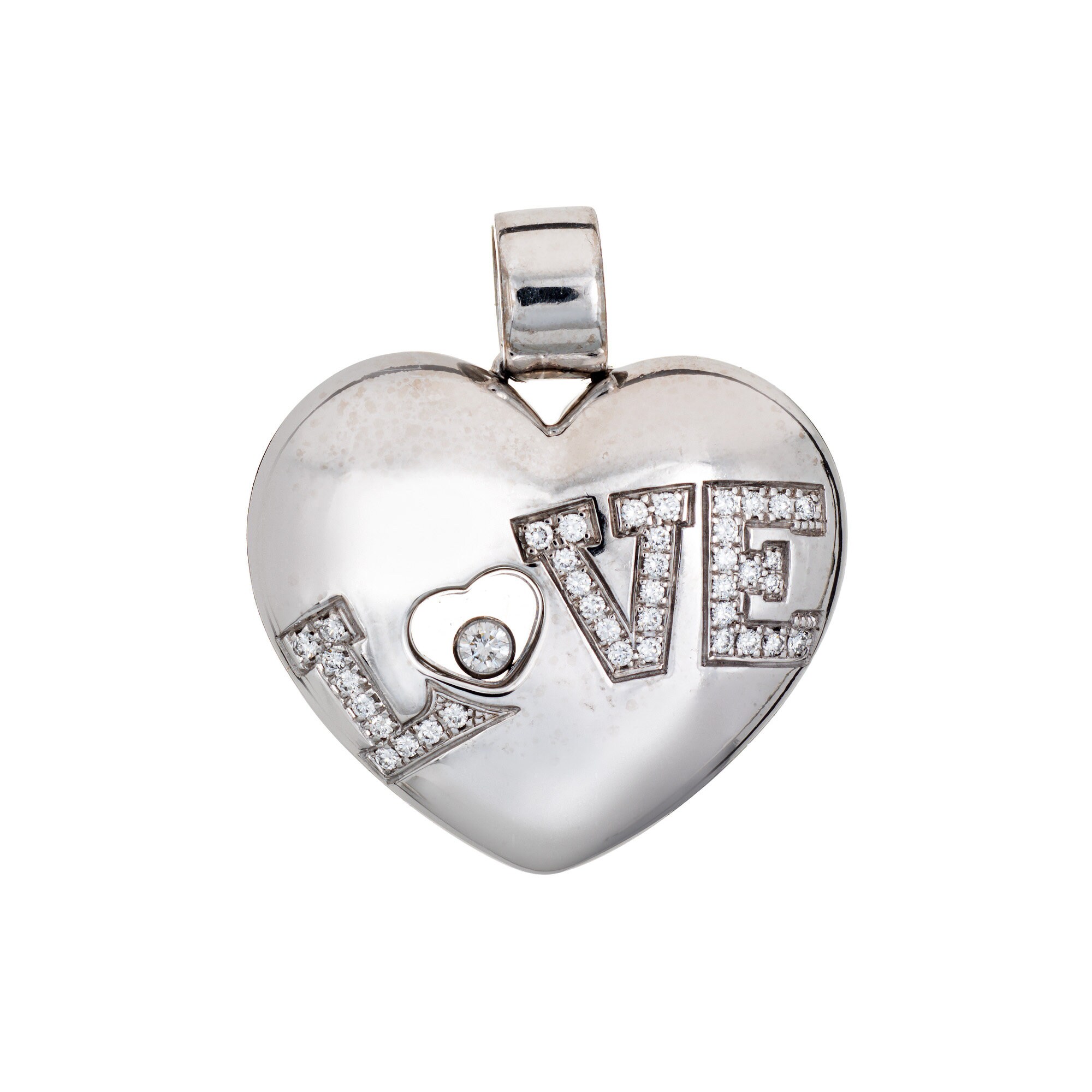 Chopard love heart necklace hot sale