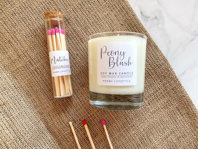 Large Matches in a Jar Refill 50 Safety Matches Jar of Etsy UK