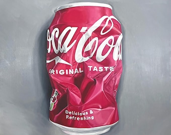 Coca-Cola - origineel olieverfschilderij