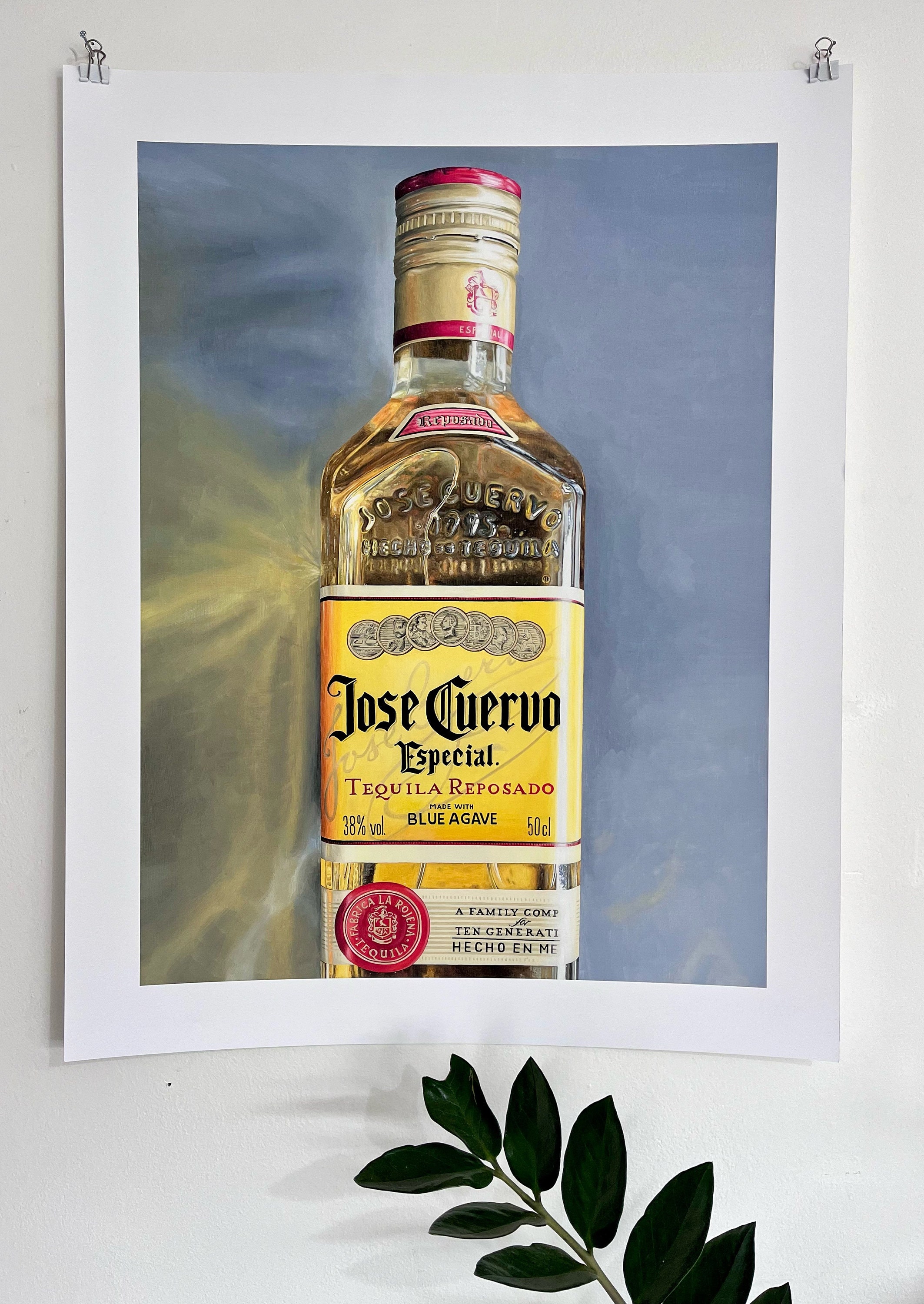 Jose Cuervo Especial テキーラ　アート作品　自作 Jose Cuervo Tequila - Limited Edition Print - Etsy