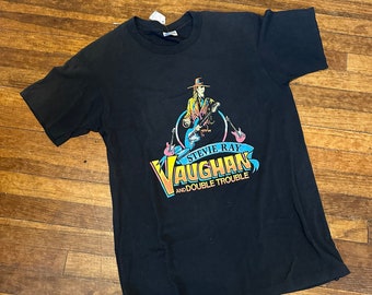 1989 Stevie Ray Vaughan Tour T-shirt Size Large - Etsy