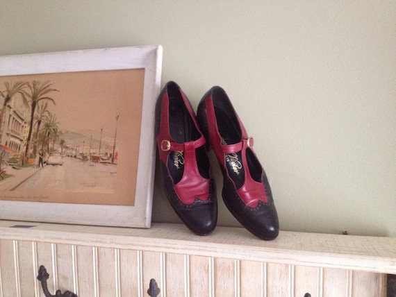 Roger Vivier T-Strap Brogue Mary Janes