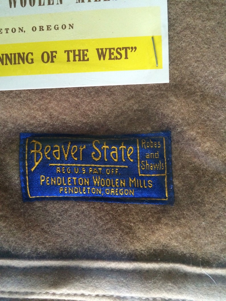 Beaver State Robe NOS 60's Pendleton Beaver State Robe Blanket IN BOX Vintage - Etsy