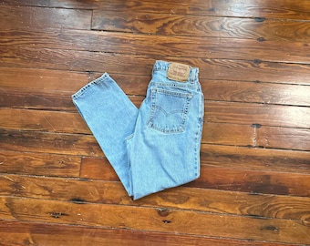 Levi's High Waist Vintage 80s 90s Talla 27/4 Fabricado en EE. UU. 100 % algodón