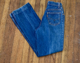 Vaqueros Levi's de cintura alta, estilo años 80, estilo vintage, rectos, de pierna ancha y estilo tubo, talla 26