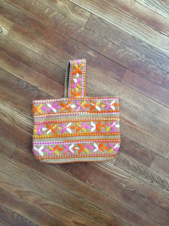 Groovy Woven Basket Bag - image 1