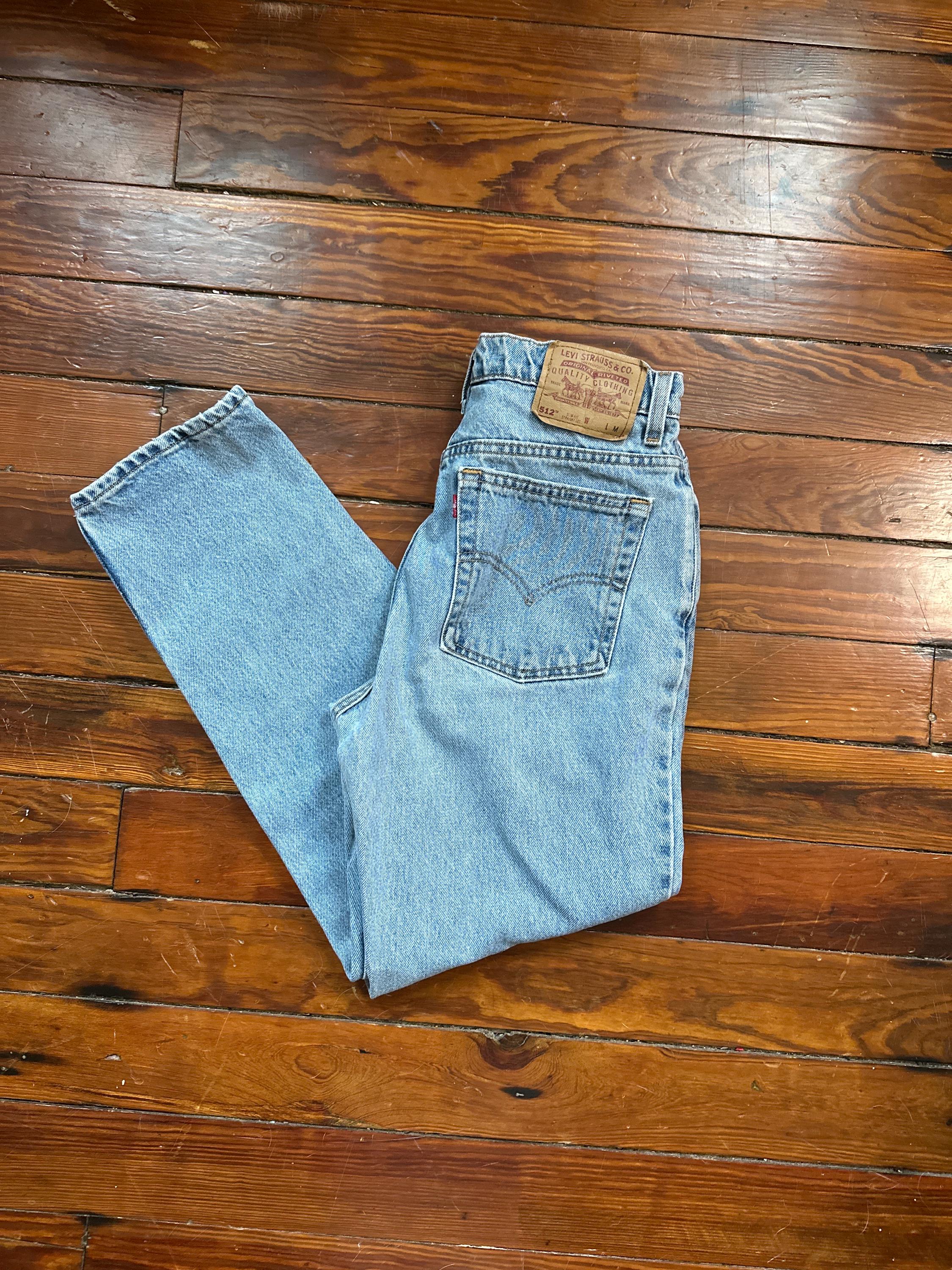 Sz 27 / 4 Levis High Waist Vintage 80s 90s Made in USA 100% Cotton
