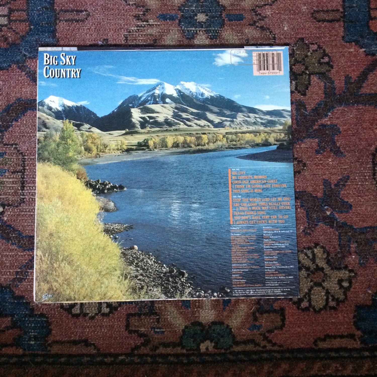 Merle Haggard Big City Promo LP Record NM