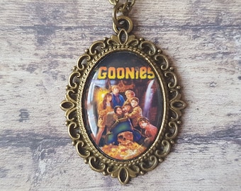 The Goonies Inspired Cameo Necklace- Silver Option Available