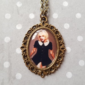 Courtney Love Inspired Cameo Necklaces Silver Option Available Bronze Tone