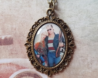 Natural Born Killers Inspired Cameo Necklace / Micky & Mallory Knox- Silver Option Available