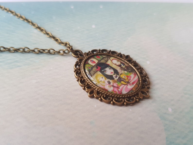 Jack Off Jill Inspired Album Cover Cameo Necklace Mark Ryden Music Grung Rock