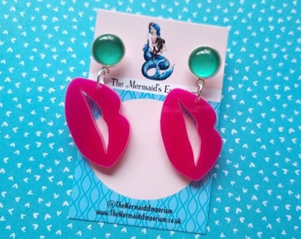 Lips Stud Earrings - Variations Available