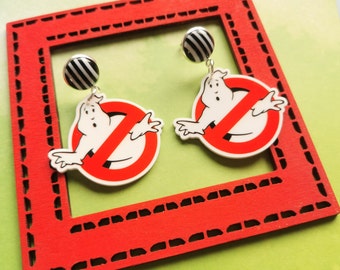 Ghostbuster Stud Earrings - Variations Available