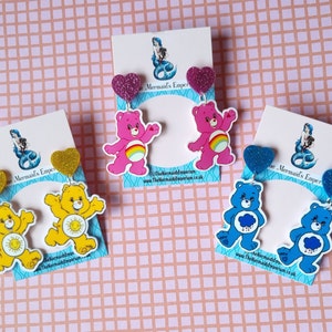 CareBear Stud Earrings - Variations Available