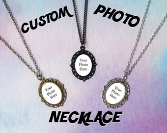 Custom Cameo Necklace --- Personalized Pendant / Wedding / Family / Personalised / Gift / Bridesmaid