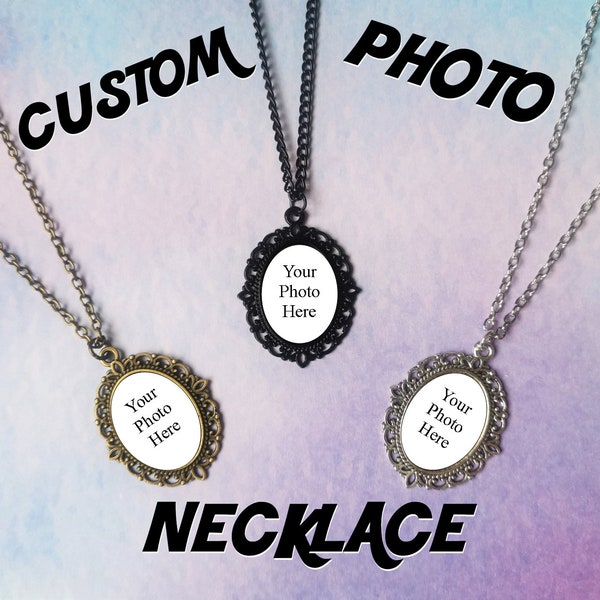 Custom Cameo Halskette --- Personalisierter Anhänger / Hochzeit / Familie / Personalisiert / Geschenk / Brautjungfer