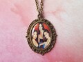 Charmed Inspired Cameo Necklace / Piper Phoebe Prue Paige Halliwell P3- Silver Option Available