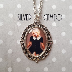 Courtney Love Inspired Cameo Necklaces Silver Option Available Silver Tone