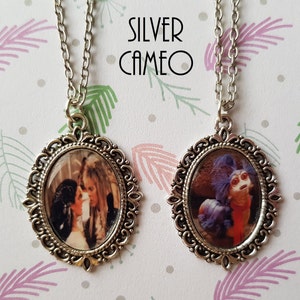 Labyrinth Inspired Cameo Necklace / Goblin King / Worm / Jim Henson / Ludo / Sir Didymus / Ello Silver Option Available Silver Tone