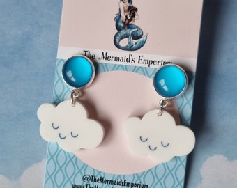 Cloud Stud Earrings  - Variations Available