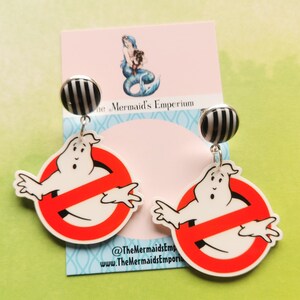 Ghostbuster Stud Earrings Variations Available image 2