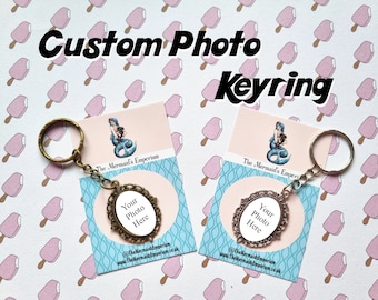 Custom Keychain / Keyring  / You choose the photo / Perfect Personalised Gift / Personalized / Design