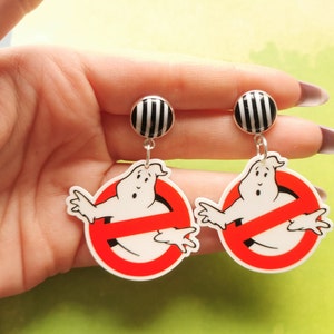 Ghostbuster Stud Earrings Variations Available image 5