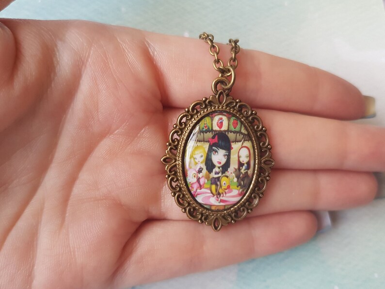Jack Off Jill Inspired Album Cover Cameo Necklace Mark Ryden Music Grung Rock
