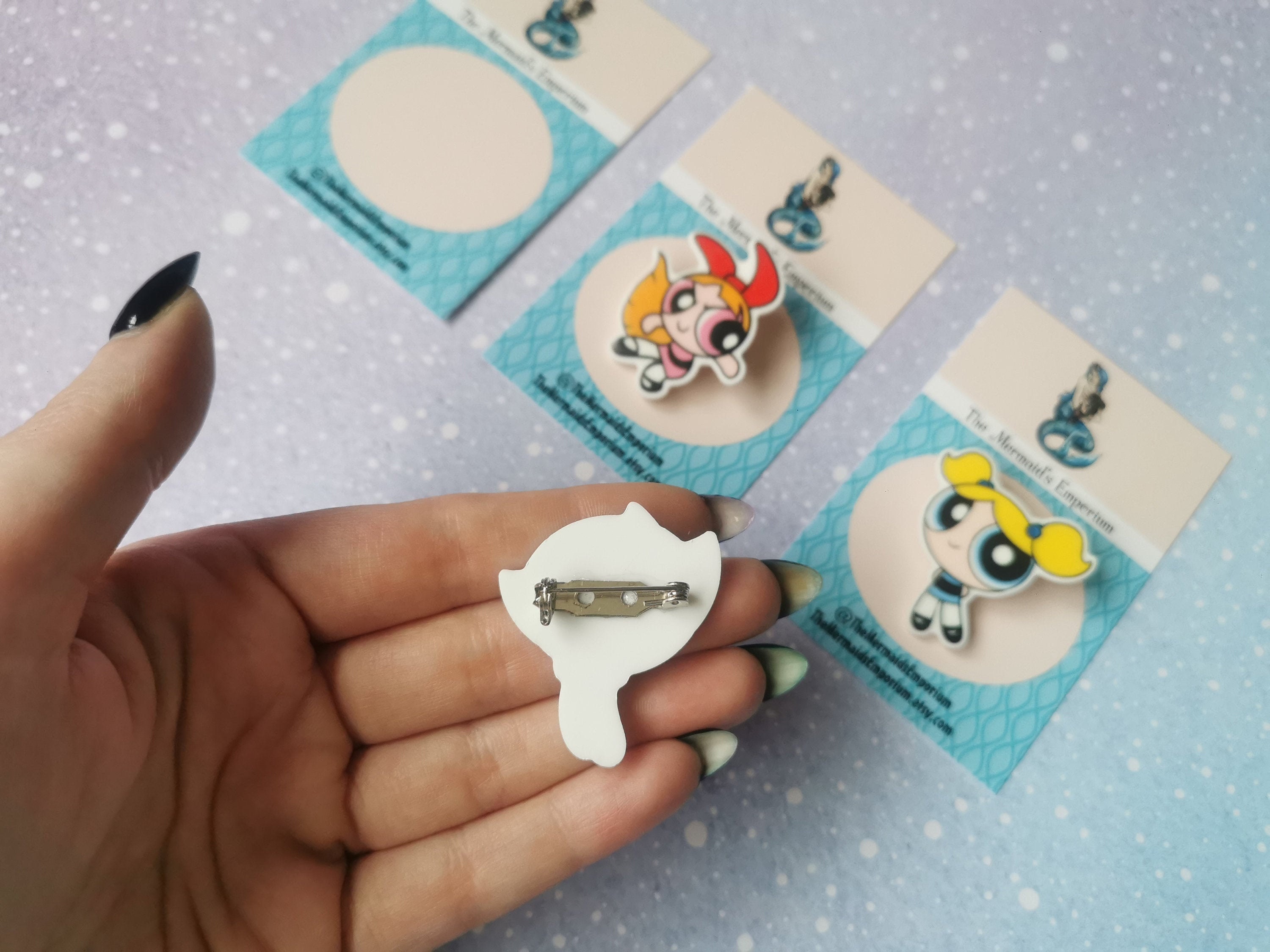 Powerpuff Girls Pin Badge - Etsy