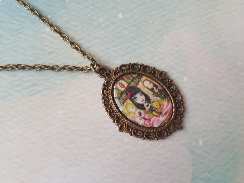 Jack Off Jill Inspired Album Cover Cameo Necklace Mark Ryden Music Grung Rock