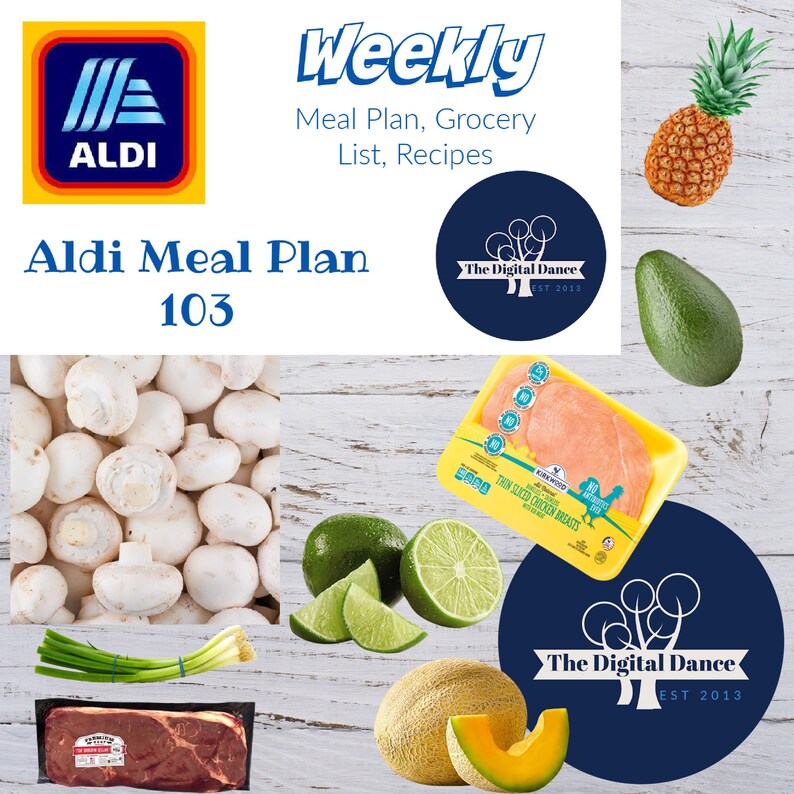 Aldi Meal Plan Weekly 103 Menu, Shopping List, Recipes, Save Money