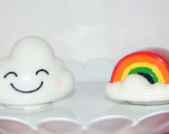 Super Cute Cloud & Rainbow Lip Gloss Set