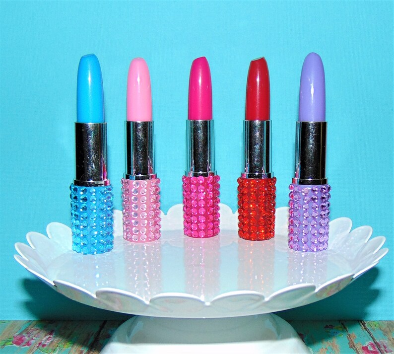 Jeweled Lipstick Pens Etsy