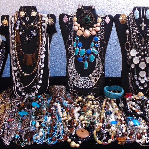 10 Pound Lot of Vintage & Modern Assorted Jewelry lot- very nice!