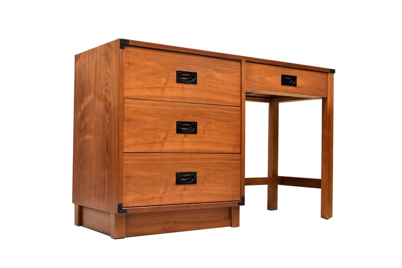 Mid Century Campaign Desk By Drexel Etsy