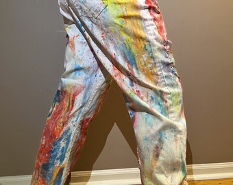 Color Theory Splatter Pants