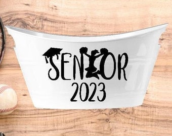 Personalized Senior Night Gift Basket Senior Class 2024 Cheer Gift School Graduation High School Sports Basket Senior Cheer Cheerleader