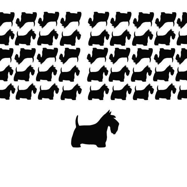 Scotty Dog Decals Choose Size & Color Scotty Dog Stickers Scottish Terrier Decal Scottish Terrier Sticker Scottie Dog Mom Sticker Gift