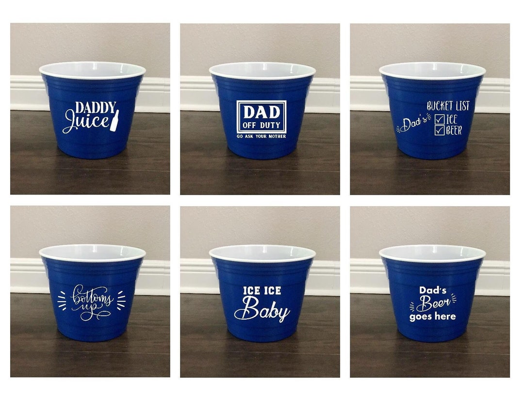 Custom Ice Bucket Gift for Dad Father's Day Gift Beer Etsy