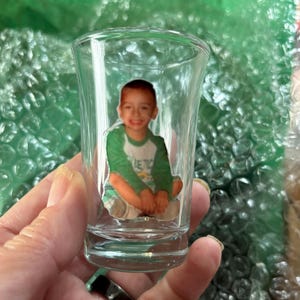 Personalized Shot Glasses Custom Birthday Photo Gift Girl Squad Party Favor Custom Shot Glasses Milestone Birthday Favor 21st Birthday Photo image 5
