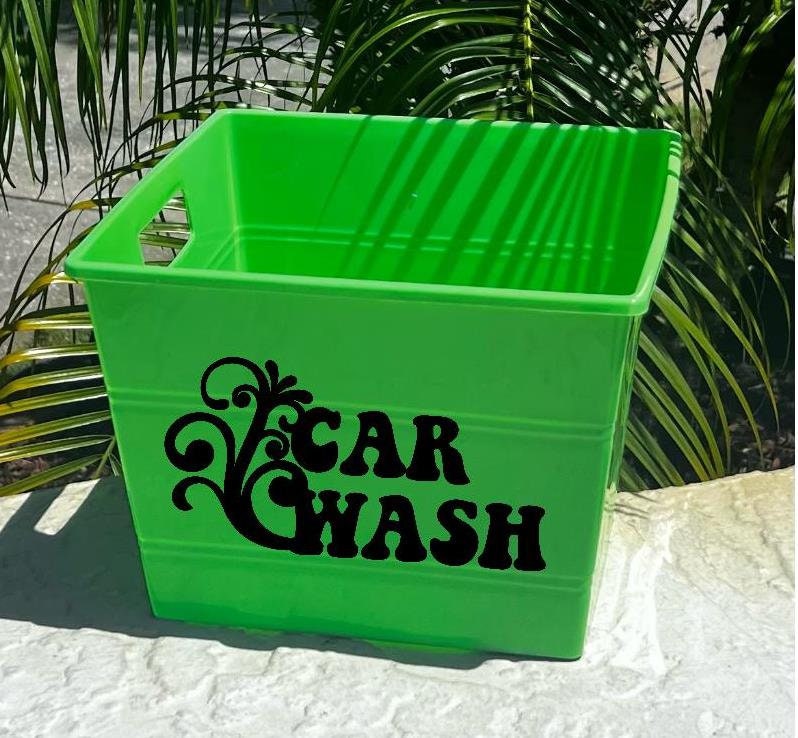 Cleaning Caddy Bin DECAL ONLY Cleaning Supply Bin Label Cleaning Caddy Bin  Label 