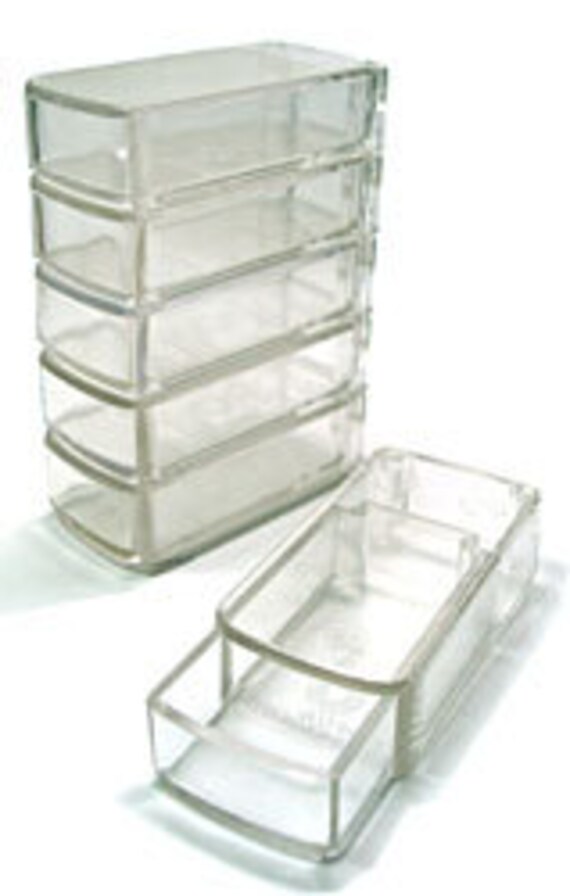 Stacakble Acrylic Bead Storage 24 Drawers Jewelry Display Make Etsy