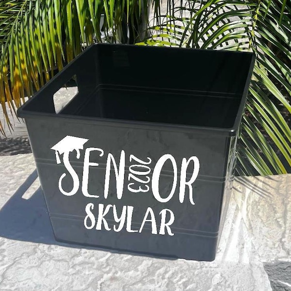 Personalized Graduation Gift Basket Class of 2023 Personalized Locker Storage Personalized Senior Gift Basket