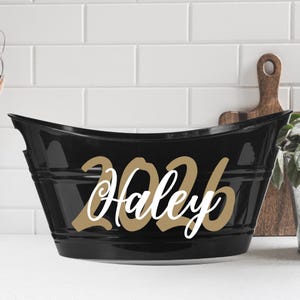 Personalized Graduation Gift Basket Senior Graduation Gift Class of 2026 Senior Night Gift Graduation Party Decor Graduation Bucket Prom