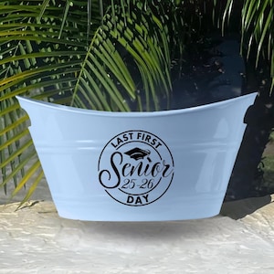 Last First Day of School Senior 25-26 Senior Gift Basket High School Gift Last 1st Day Senior Night Gift Basket 2026 Graduation Year Gift