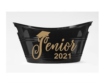 Personalized Graduation Gift Basket Senior Graduation Class of 2024 Senior Graduation Basket Graduation Decorations Grad Gift Kindergarten